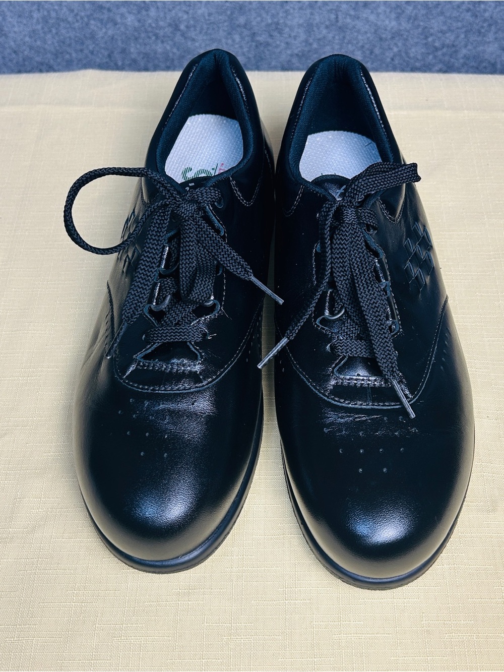 SAS Free Time Women’s 9 Black Leather Comfort Walking Shoes New Complete In Box - Picture 4 of 10